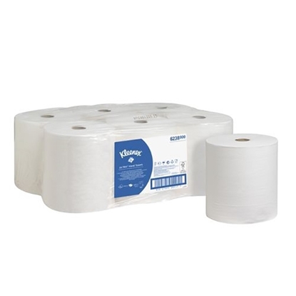 Picture of Kleenex 6328 Ultra Paper Towel Roll 2 Ply- White Hand Towels