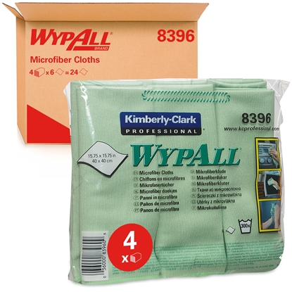 Picture of WypAll Micro Cloths Green (4 x 6)