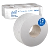 Picture of Kimberly Clark 8614 Scott Toilet Tissue Jumbo White 76mm (3" Core) 2 Ply- 12 White Rolls