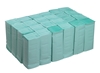 Picture of Hostess Green Folded Hand Towels 1 Ply - CLEARANCE SALE