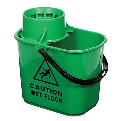 Picture of Eco Professional Bucket and Wringer 15 Litre - Green