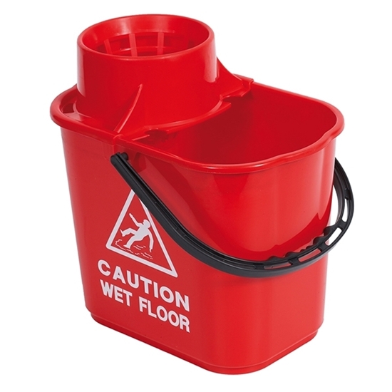 Picture of Eco Professional Bucket and Wringer 15 Litre - Red