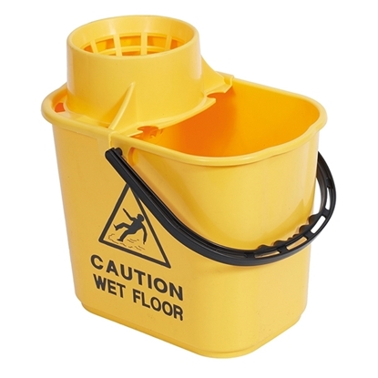 Picture of Eco Professional Bucket and Wringer 15 Litre - Yellow