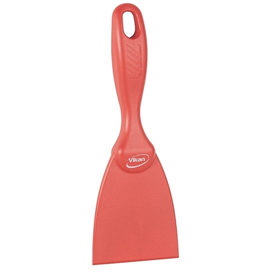Picture of Vikan Hand Scraper Metal Detectable 75mm Red