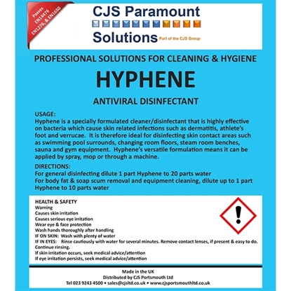 Picture of CJS Paramount Hyphene Label (Bottle & Trigger Spray Sold Separately)