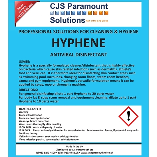 Picture of CJS Paramount Hyphene Label (Bottle & Trigger Spray Sold Separately)