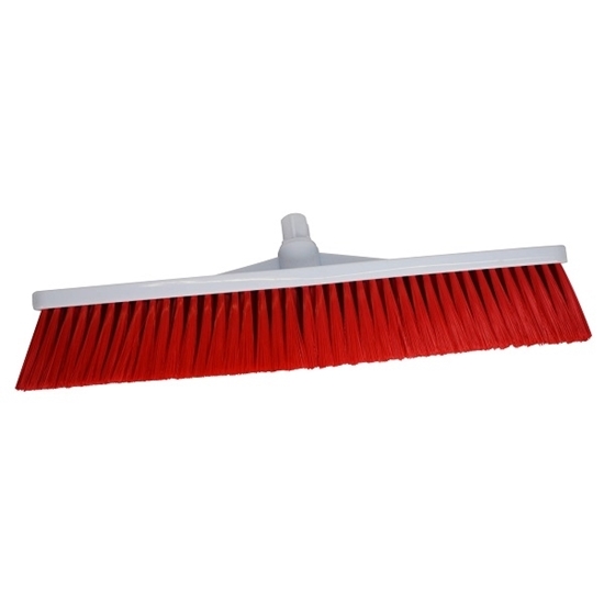 Picture of Large Heavy Duty Soft Broom Head (push on) 50cm- Red