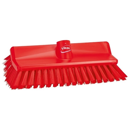 Picture of Vikan High-Low Brush 265mm- Red Medium Bristles