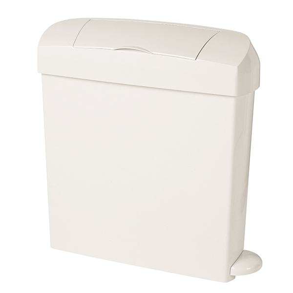 CJS Portsmouth Ltd. Intima 15 Litre Sanitary Bin (Pedal) - White