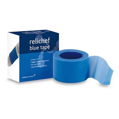 Picture of First Aid Washproof Tape Blue 2.5cm x 5m