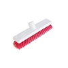 Picture of Washable Polypropylene Broom 30cm (12")- Stiff Bristles Red