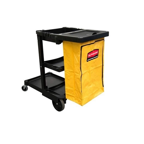 Picture of Rubbermaid Janitorial Cleaning Cart with Bag