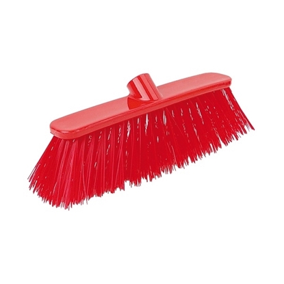 Picture of Deluxe Broom Head Soft Bristles 28CM RED