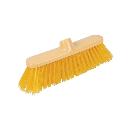 Picture of Deluxe Broom Head Stiff Bristles 28CM YELLOW