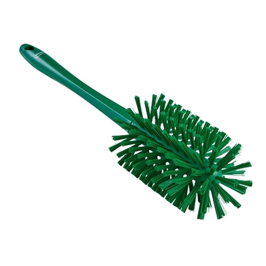 Picture of Vikan Pipe Brush with Handle Ø90MM One Piece Medium/Hard Bristles GREEN