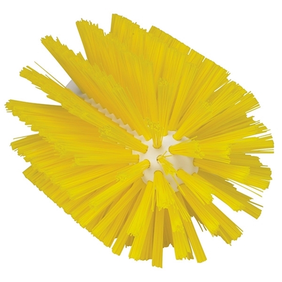 Picture of Vikan Pipe Cleaning Brush (only) for Handle Medium Bristles 103MM YELLOW