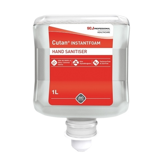 Picture of Cutan InstantFoam Alcohol Based Hand Sanitiser 1 LITRE