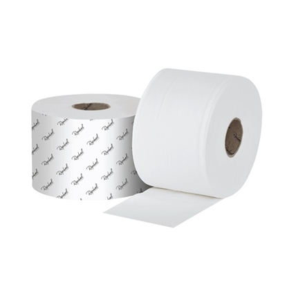 Picture of Raphael Versa Twin Toilet Rolls Recycled 2 Ply- White 125m (24)