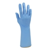 Picture of GL891 Bodyguards Long Cuff Powder Free Examination Glove BLUE LARGE