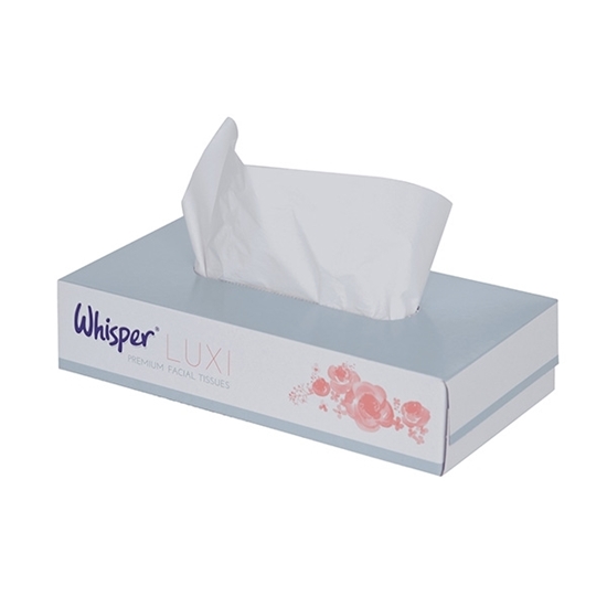 Picture of Whisper Facial Tissues 2 Ply White