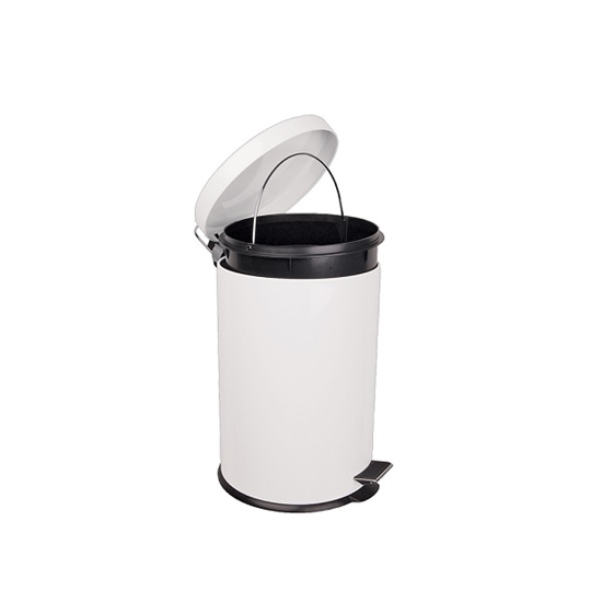 Picture of Powder Coated Stainless Steel Pedal Bin 3 LITRE WHITE