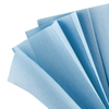 Picture of Hostess 6836 Natura Folded Blue Paper Towels 1 Ply BLUE