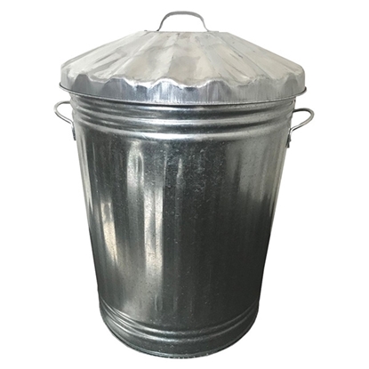 Picture of Metal Dustbin with Lid 90 LITRE