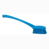 Picture of Vikan Washing Up Brush with Long Handle Hard Bristles 415MM BLUE