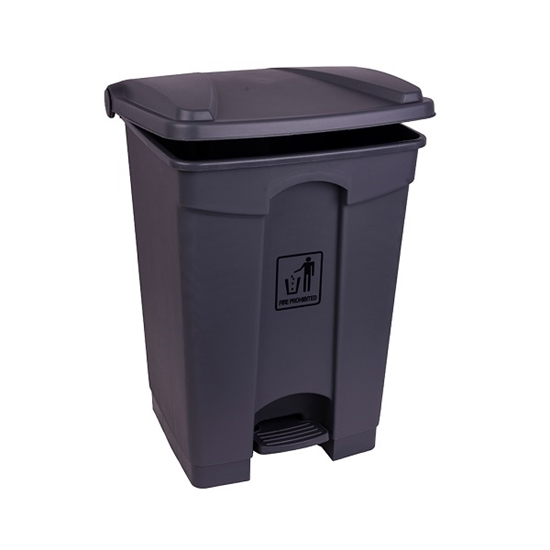 Picture of Polypropylene Pedal Bin 45 LITRE GREY