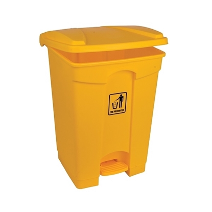 Picture of Polypropylene Pedal Bin 45 LITRE YELLOW