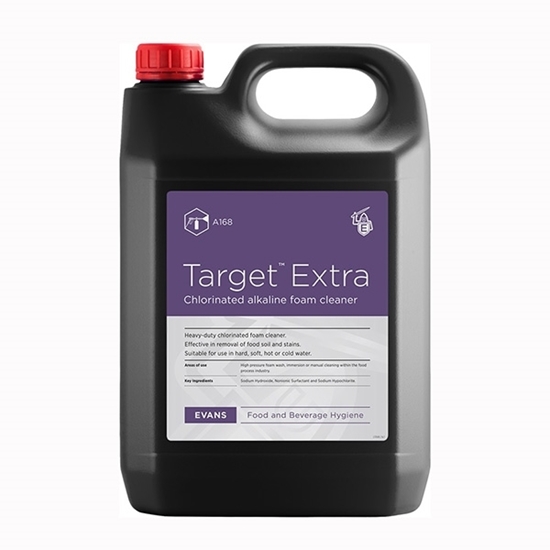 Picture of Evans Target™ Extra Chlorinated Alkaline Foaming and Cleaning Detergent 5 LITRE