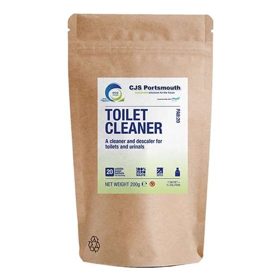 Picture of CJS PA8:20 Portsmouth Toilet Cleaner 20 SACHETS per Pouch for 1L BOTTLE