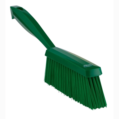 Picture of Vikan Hand Brush Soft Bristles 330MM GREEN