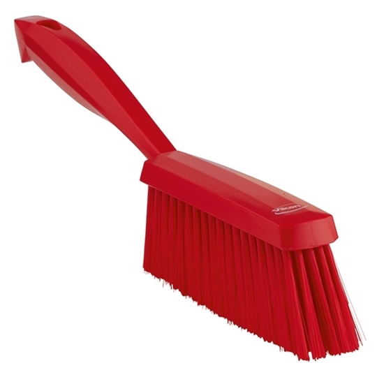 Picture of Vikan Hand Brush Soft Bristles 330MM RED