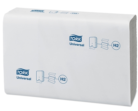 Picture of Tork Xpress Multifold H2 Hand Towel Universal Z Fold 1 Ply White