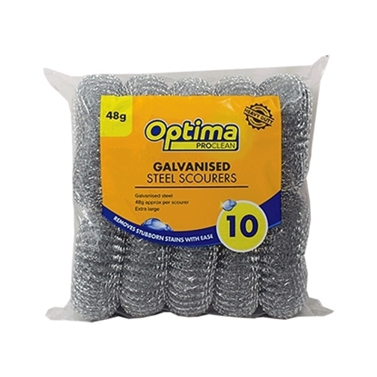 Picture of Galvanised Metal Scourers 48g EXTRA LARGE