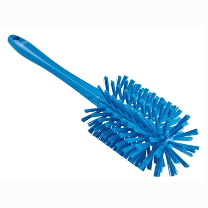 Picture of Vikan Pipe Brush with Handle Ø90MM One Piece Medium/Hard Bristles BLUE