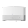 Picture of Tork T2 555500 Twin Mini Jumbo Toilet Roll Dispenser White