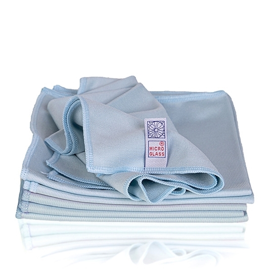 Picture of MICROGLASS CLEANING CLOTH BLUE 76 X 70CM PK 10