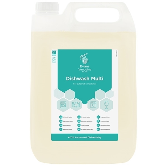 Picture of EVANS DISHWASH DETERGENT 5 LTR