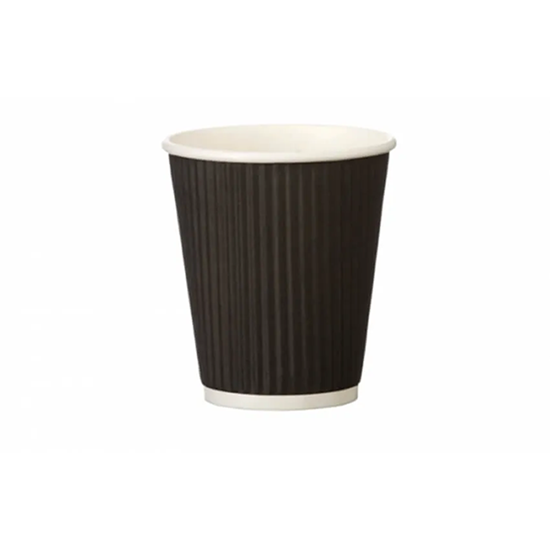 Picture of 16oz BLACK RIPPLE COFFE CUP ( 500)