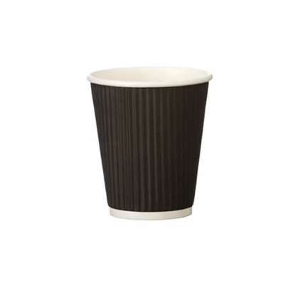 Picture of 16oz Black Ripple Coffee Cup (500)