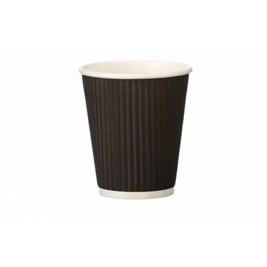 Picture of 16oz Black Ripple Coffee Cup (500)
