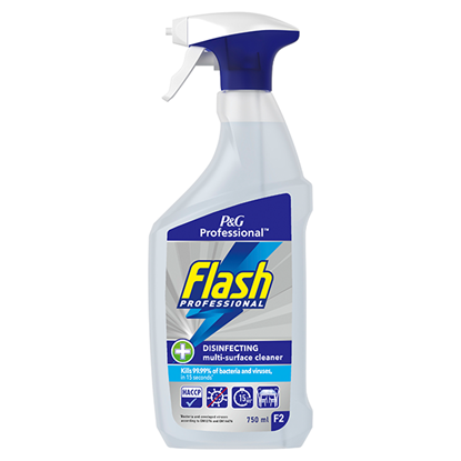 Picture of Flash Professional 2D Disinfecting Multi Surface & Glass Cleaner Spray 750ml