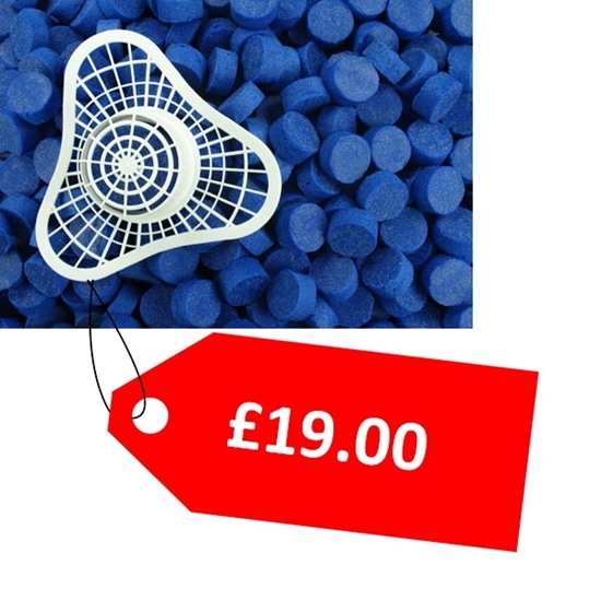 Picture of URINAL SCREEN & BLOCK (12) - CLEARANCE SALE