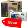 Picture of Tork W4 Cleaning Cloth Premium White 1 Ply - CLEARANCE SALE