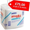 Picture of Wypall X60 Cloths 1/4 Fold White - CLEARANCE SALE