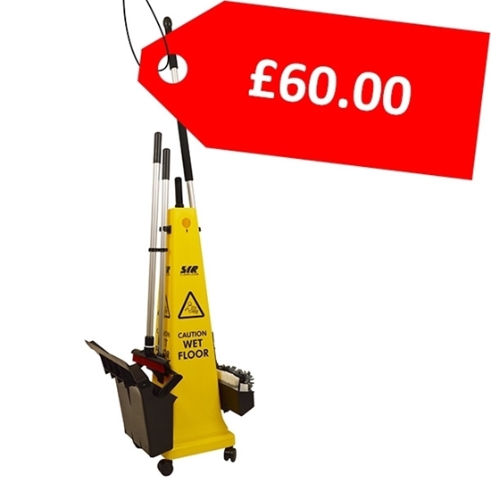 Picture of SYR Spill Management Kit with Red Colour Coded Brush & Squeegee - CLEARANCE SALE