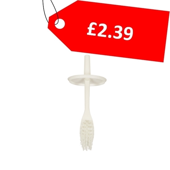 Picture of Standard Plastic Lavatory Brush White - CLEARANCE SALE