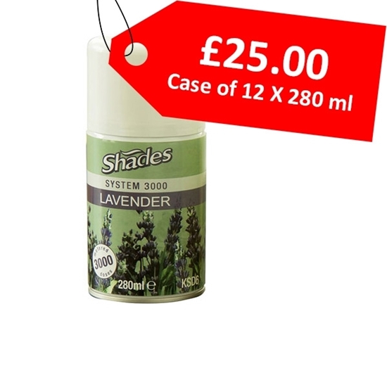 Picture of Shades System 3000 Lavender 12 x 280ml - CLEARANCE SALE